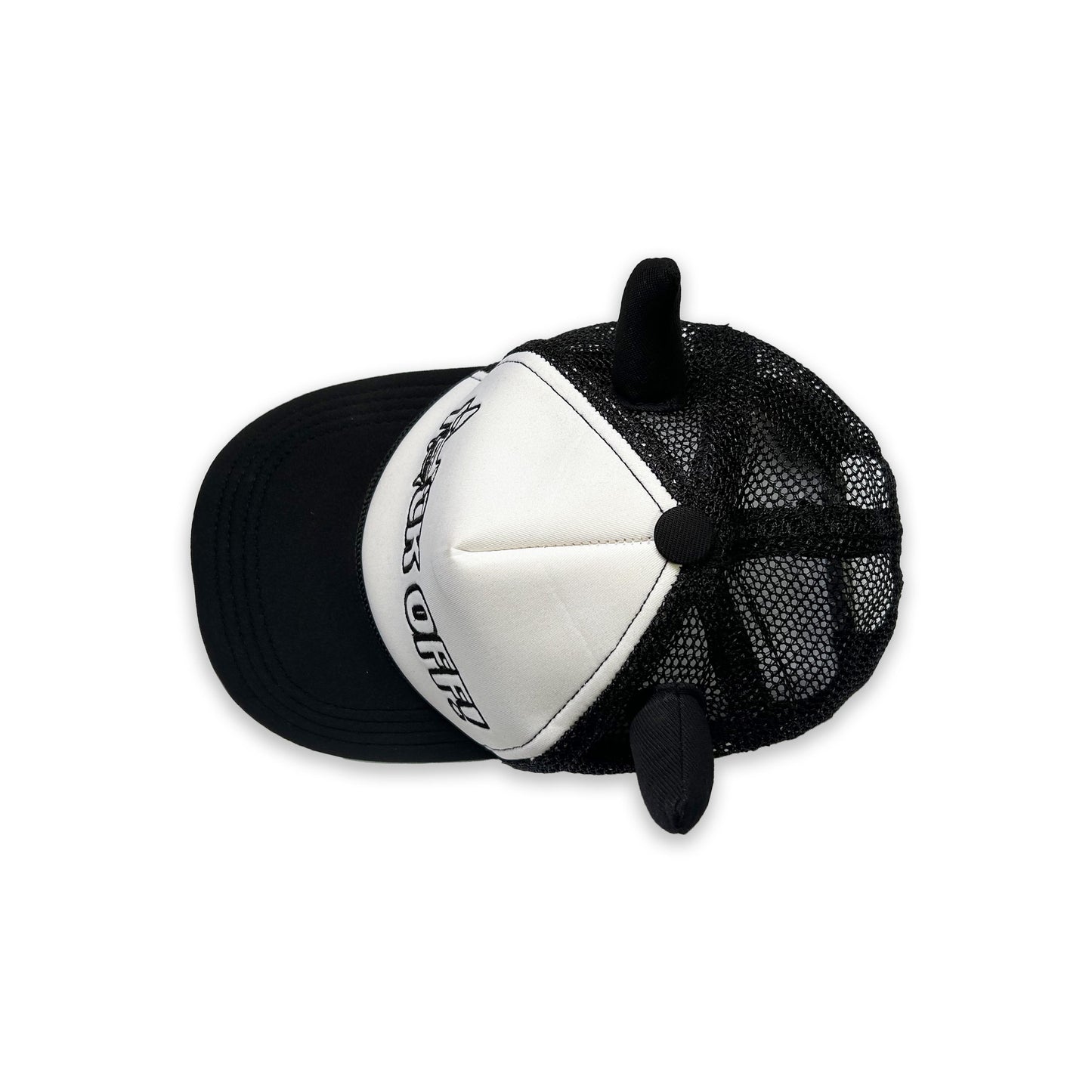 F OFF Demon Trucker Hat in Black