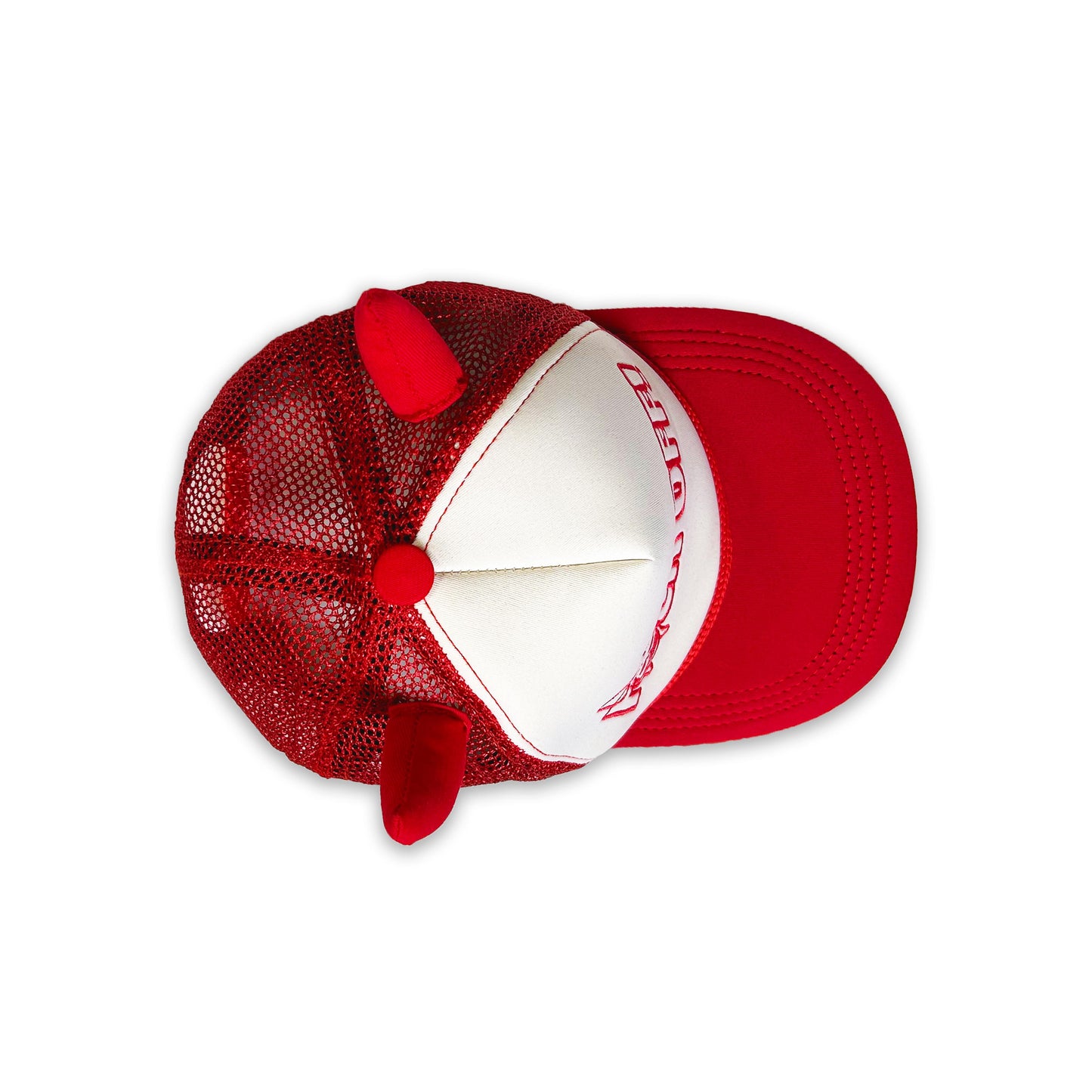 F OFF Demon Trucker Hat in Red