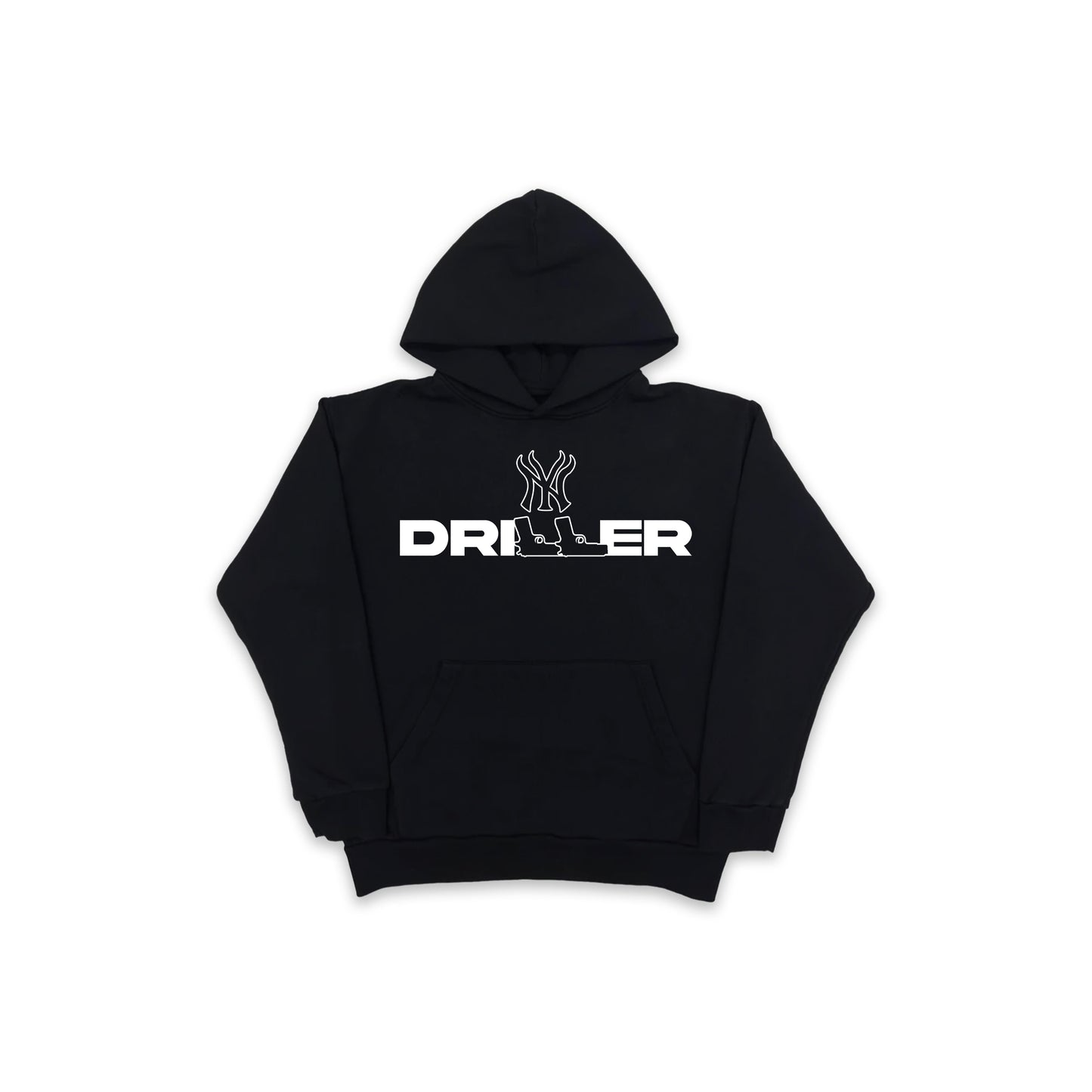 BLACK NY DRILLER HOODIE