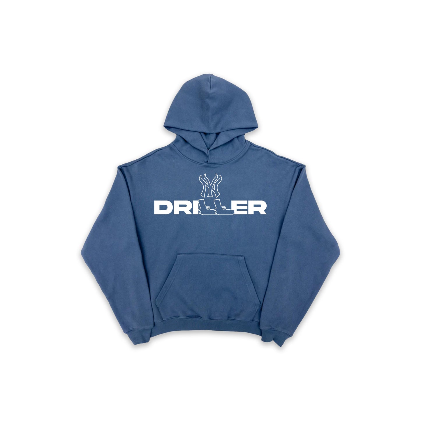 BLUE NY DRILLER HOODIE