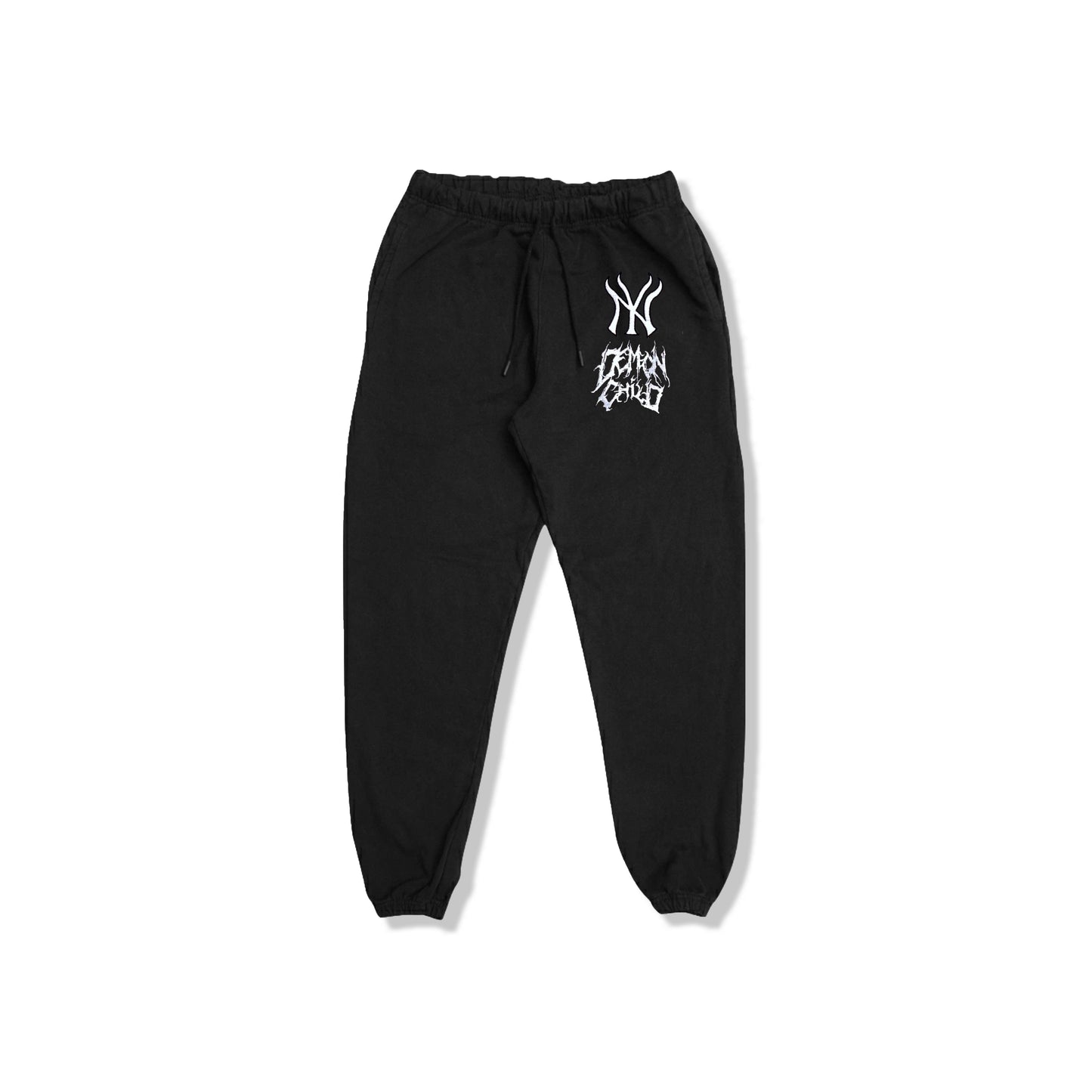 NY Logo Sweatpants Black