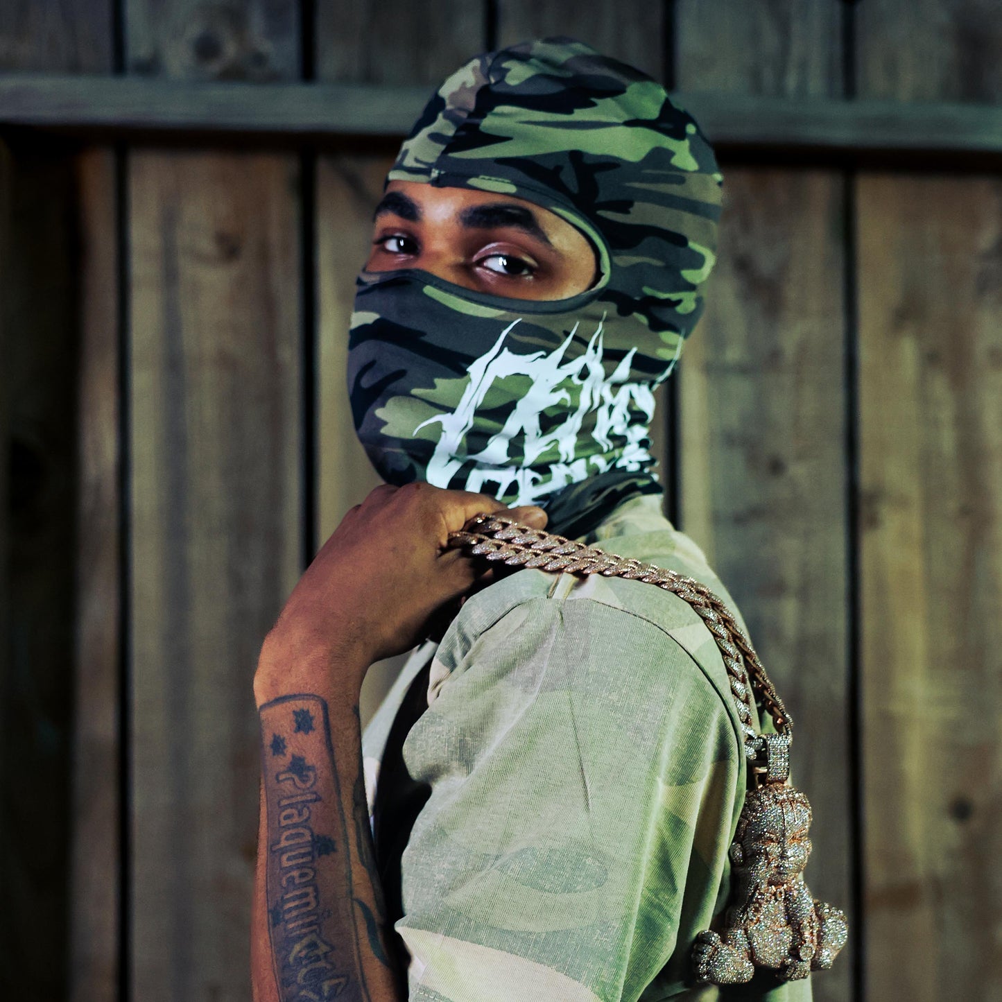 Camo Logo Balaclava