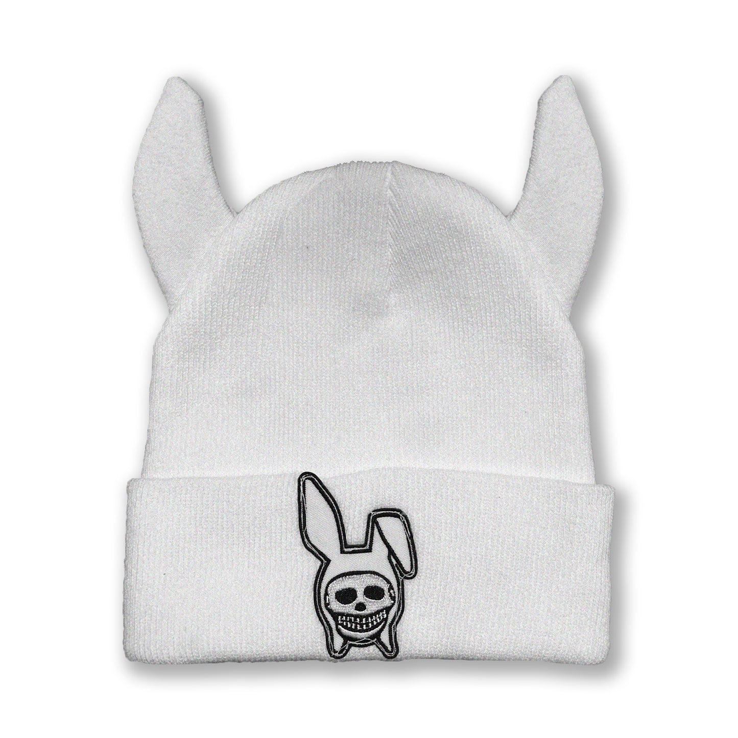 Demon Beanie in White