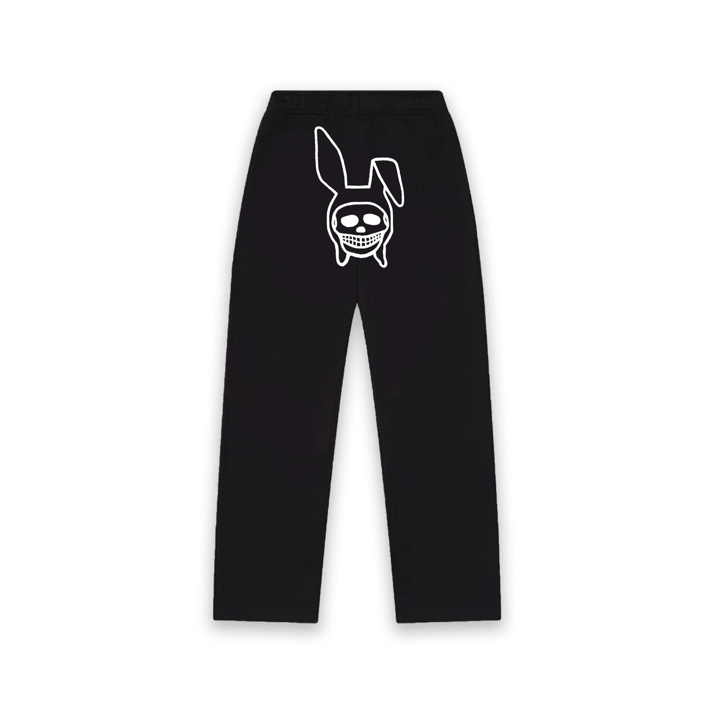 BLACK SKULL BUNNY SWEATPANTS