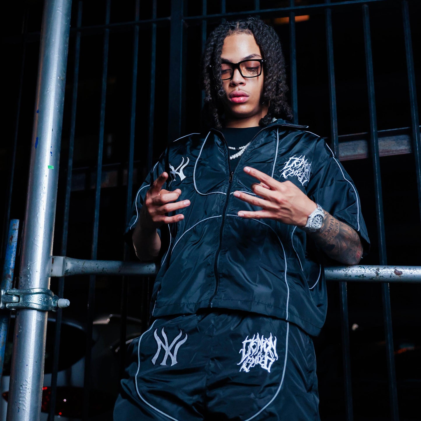 NY Track Summer Top (Black)