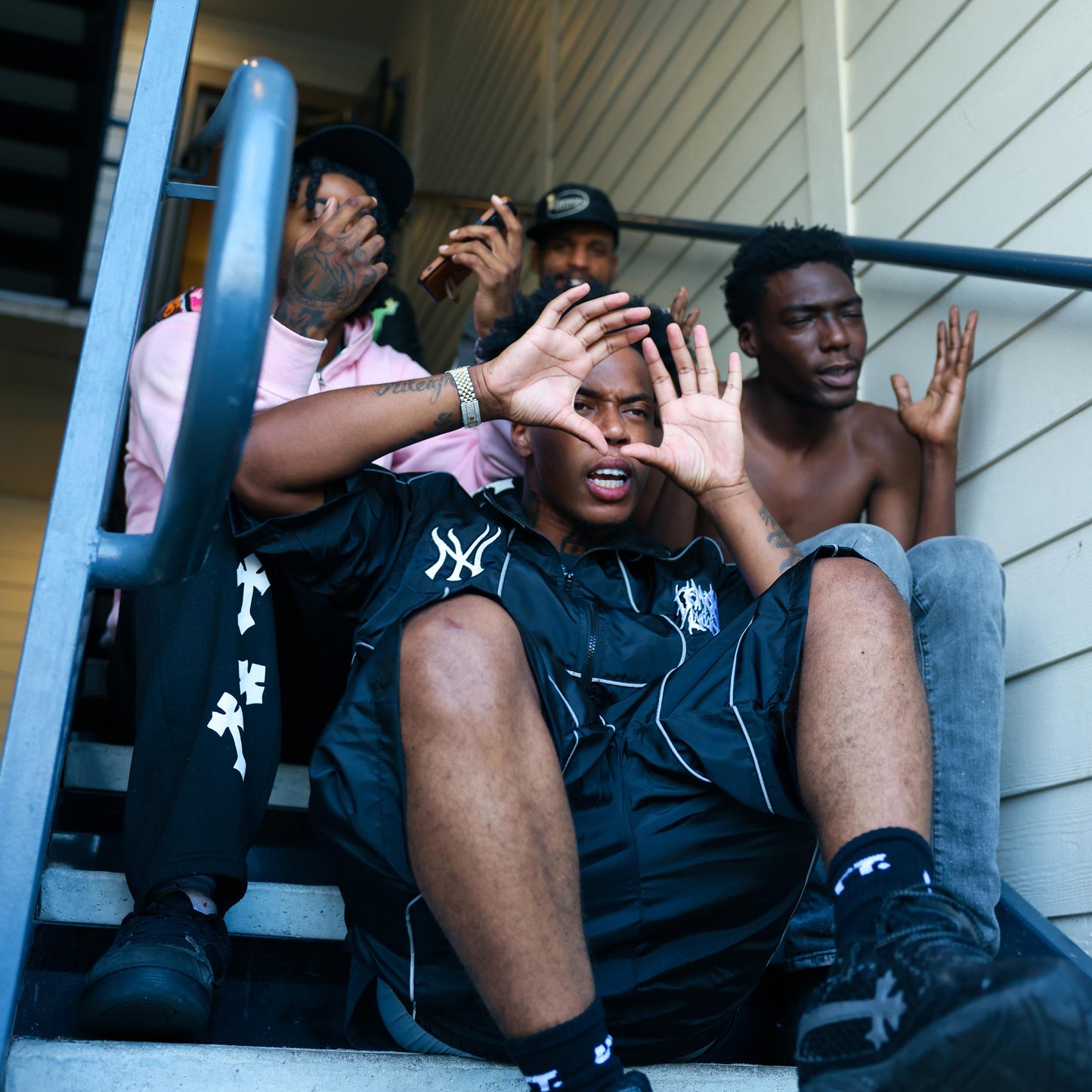 NY Track Summer Shorts (Black)