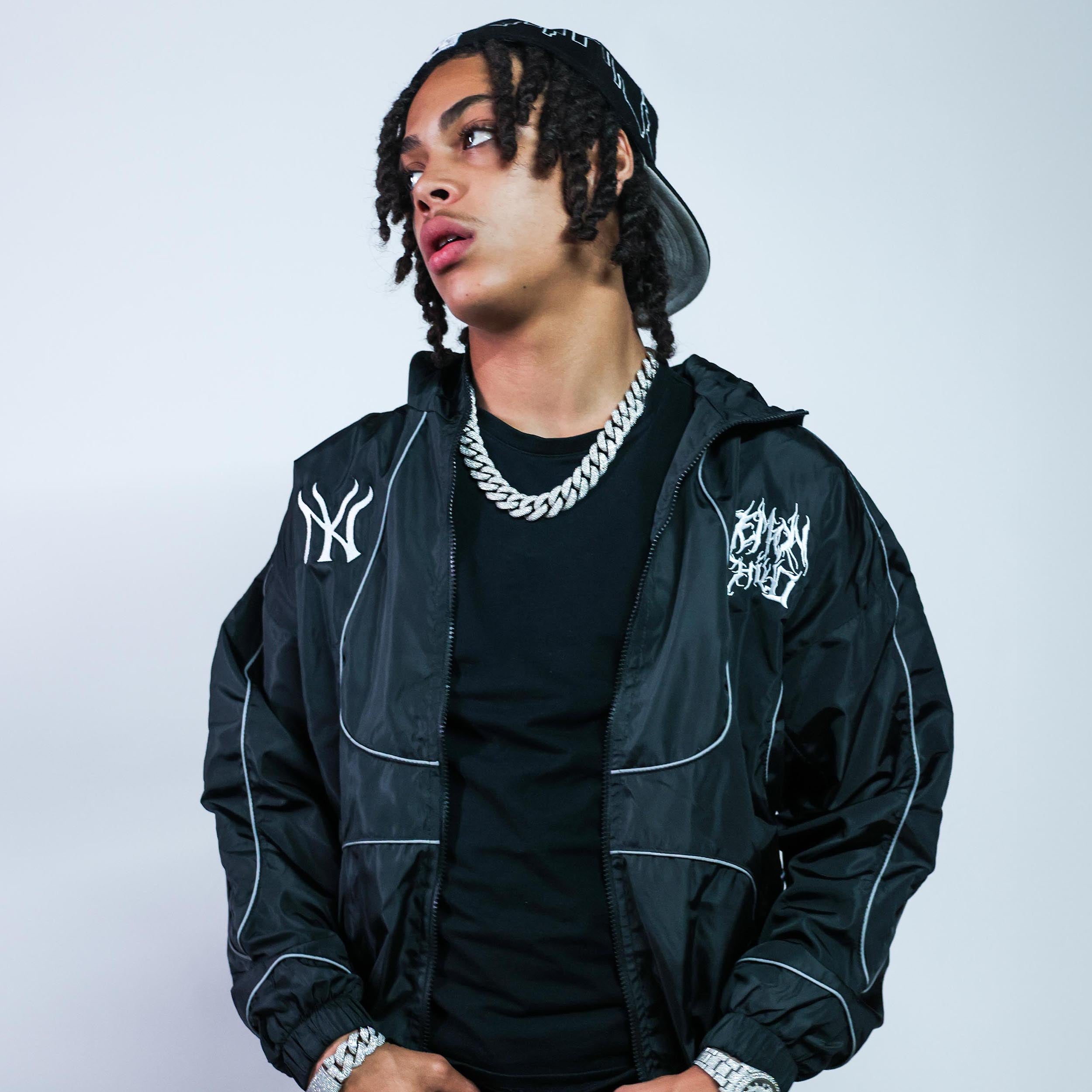 Demonchild Ny Rapper Demon Child NYC Track Jacket β Demon Child Clothing