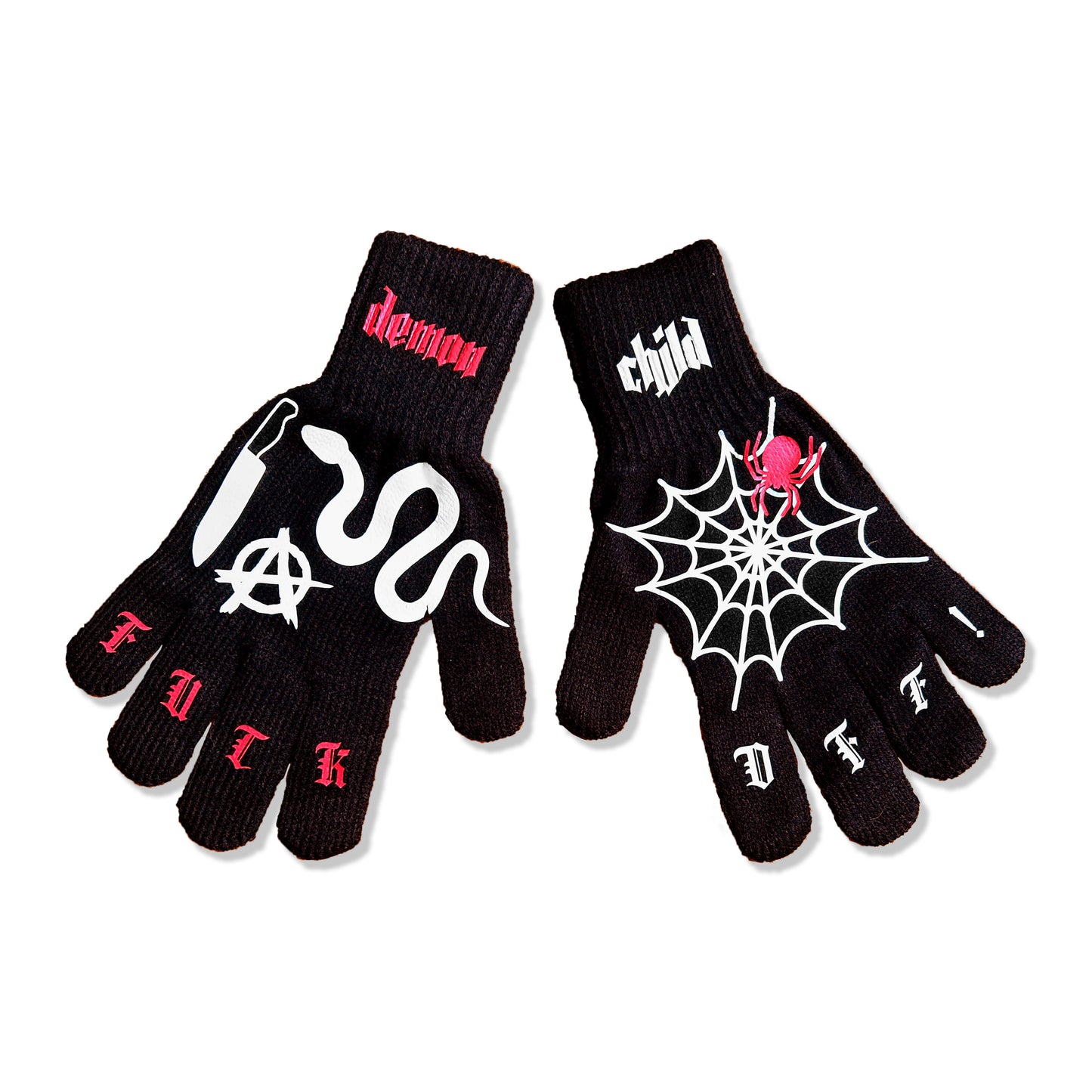 Demon Tattoo Gloves