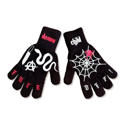 Demon Tattoo Gloves