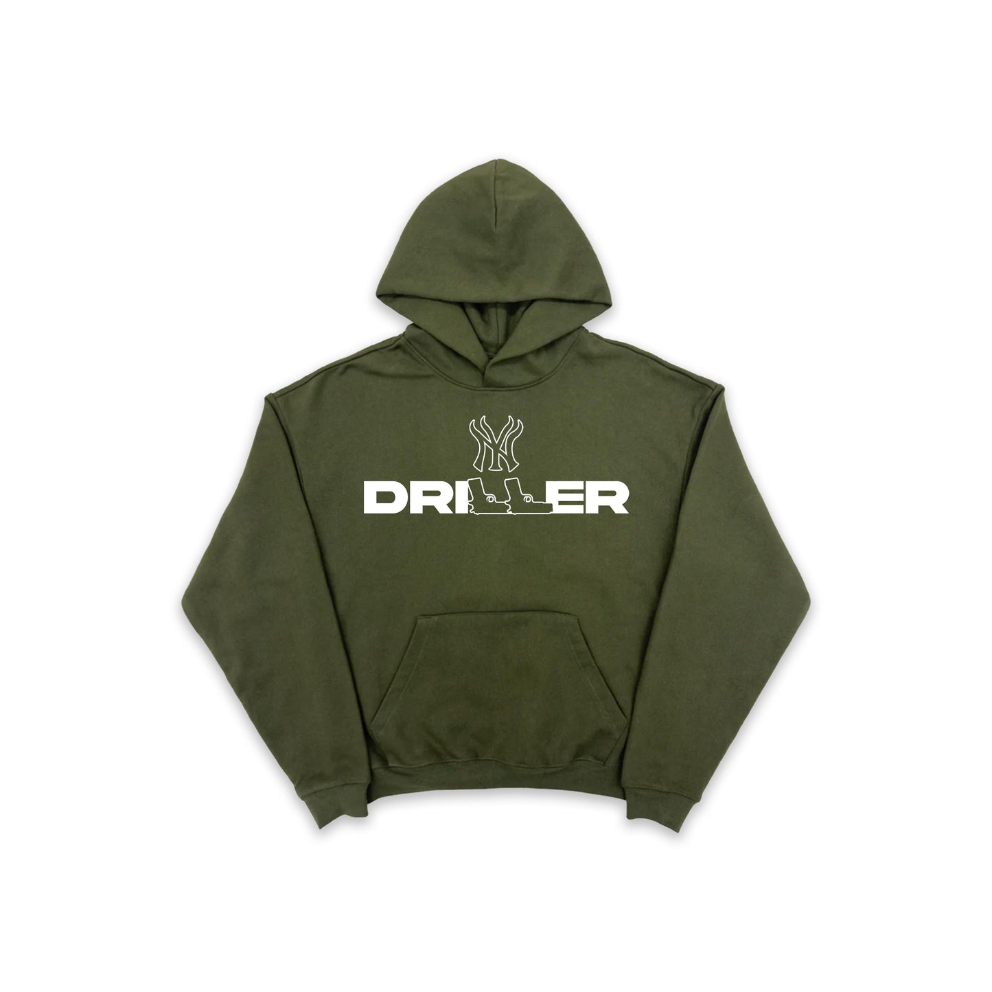 GREEN NY DRILLER HOODIE