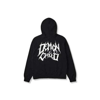 NY Skyline Hoodie Black – Demon Child Clothing Streetwear Graphic Hoodie