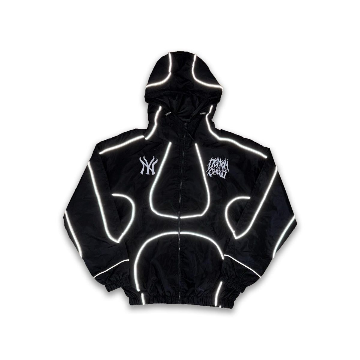 Demonchild Ny Rapper Demon Child NYC Track Jacket β Demon Child Clothing