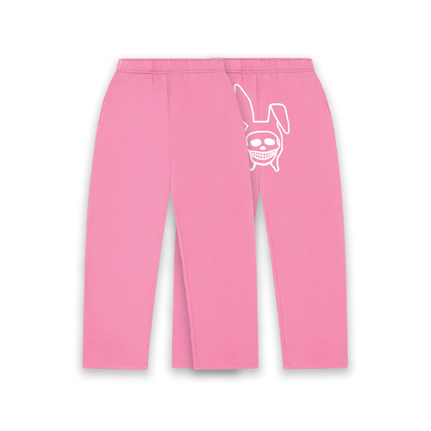PINK SKULL BUNNY SWEATPANTS