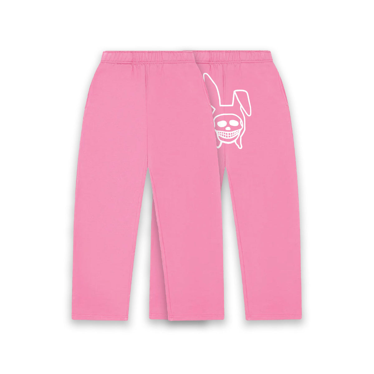 PINK SKULL BUNNY SWEATPANTS – Demon Child Clothing