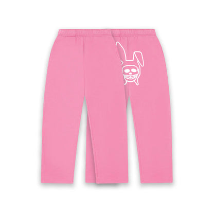 PINK SKULL BUNNY SWEATPANTS
