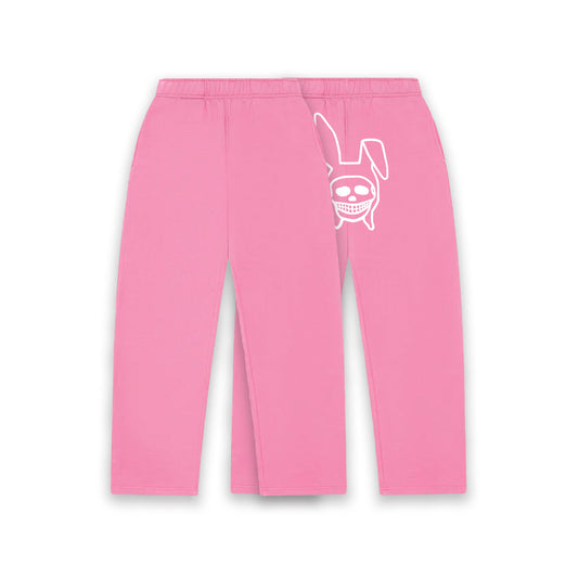 PINK SKULL BUNNY SWEATPANTS