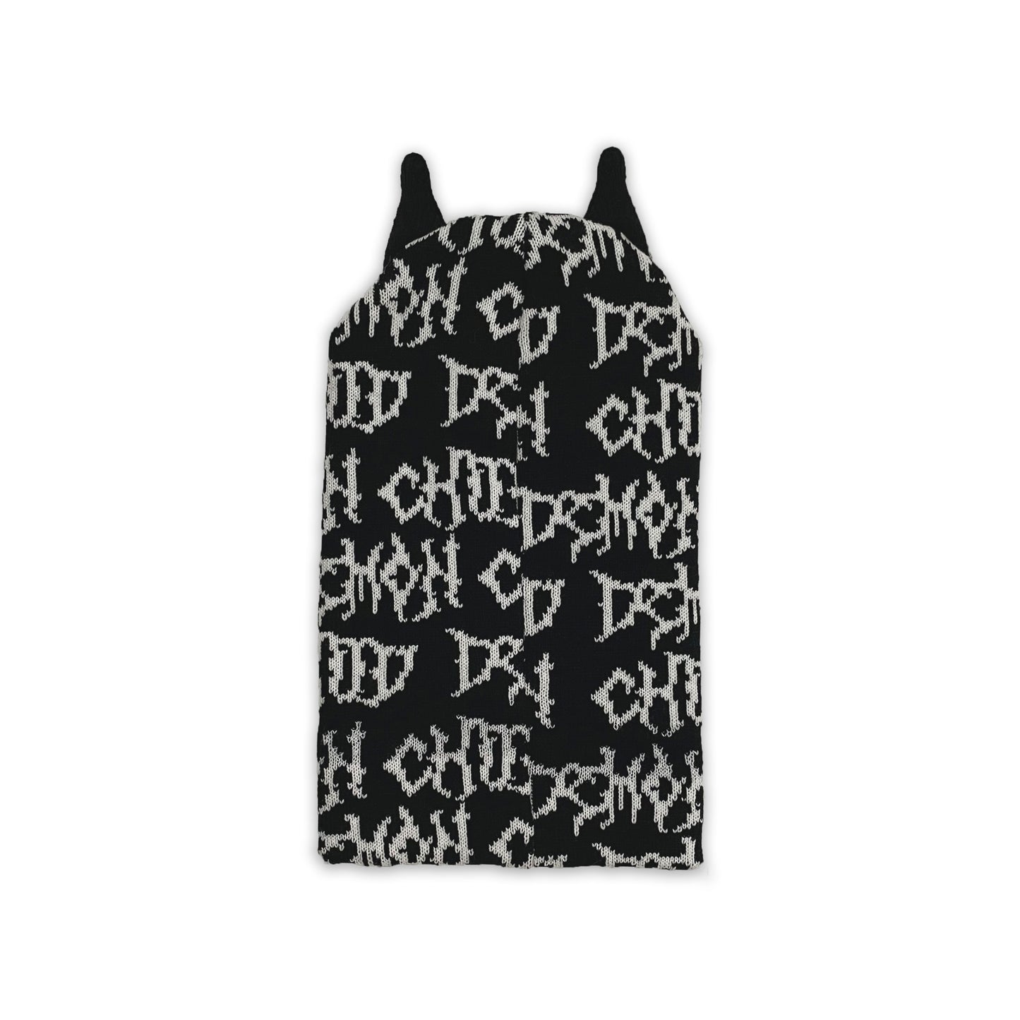 Knitted Demon Ski Mask