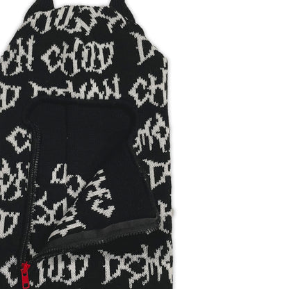 Knitted Demon Ski Mask