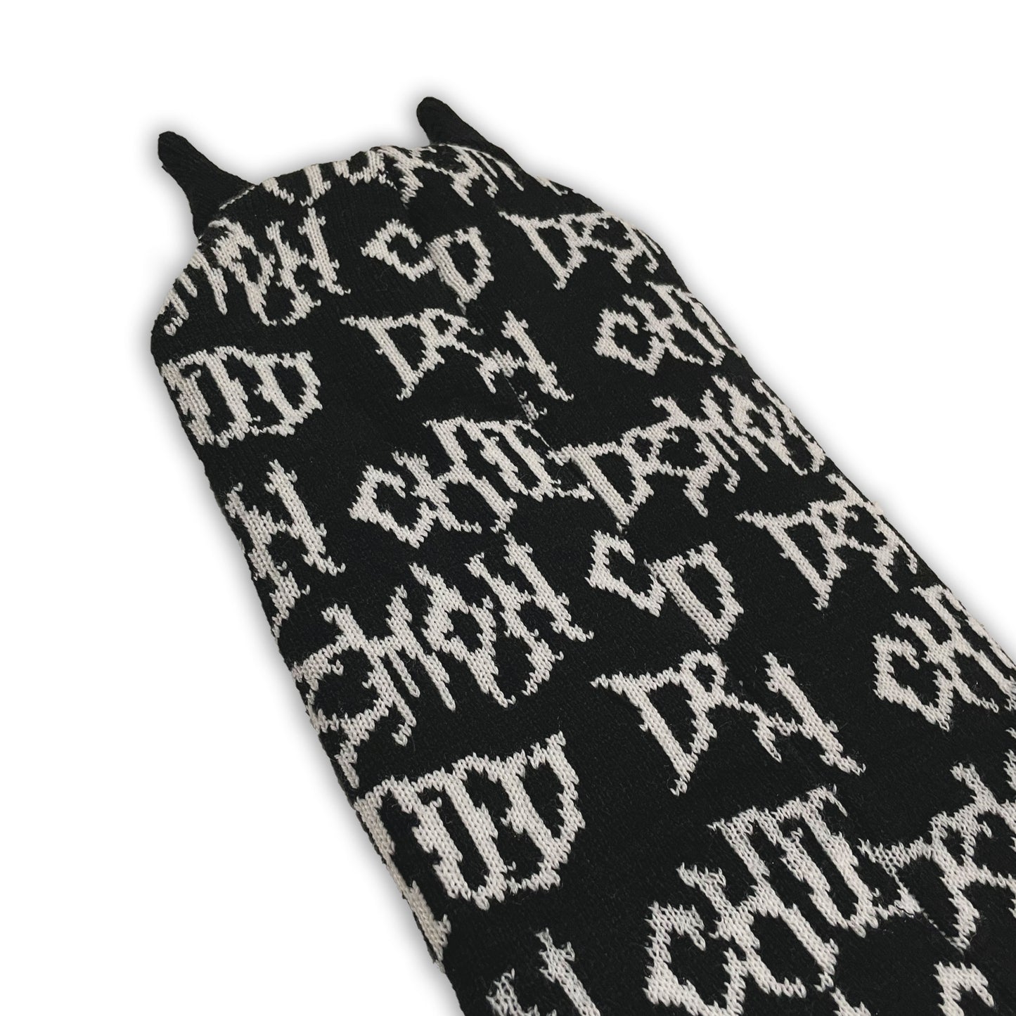 Knitted Demon Ski Mask