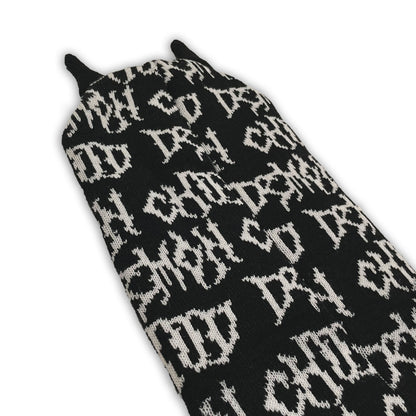 Knitted Demon Ski Mask