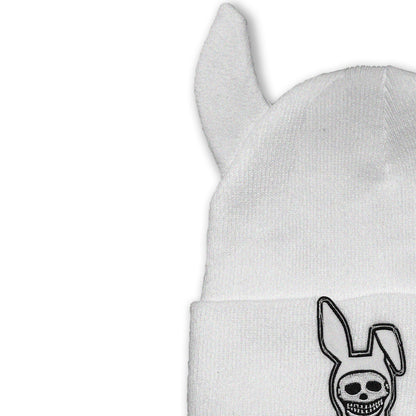 Demon Beanie in White